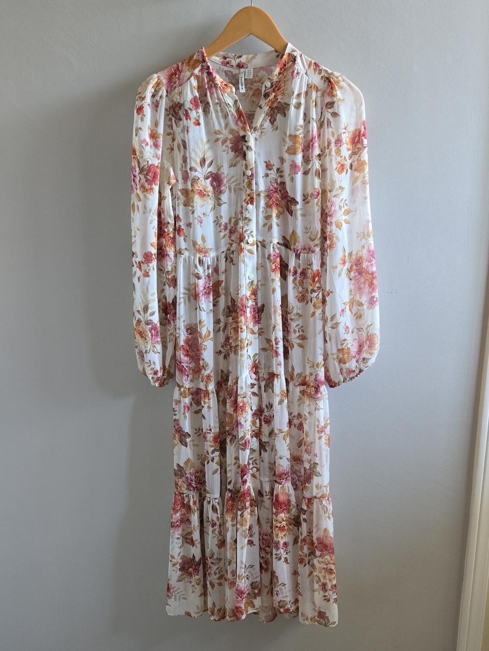 Ever New Sheer Floral Maxi Dress Size
